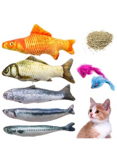 7 Cat Toys Assortment With 5 Refillable Catnip Fish Cat Toys And 2 Catnip Fur Mouse Cat Toys, Extra Catnip For Refill, For Cat, Puppy, Kitty, Kitten, Ferret, Rabbit - pzsku/Z06A8988773F527ED1B7EZ/45/_/1726221237/c7d18e83-55d1-49aa-b67d-bb01615462c2