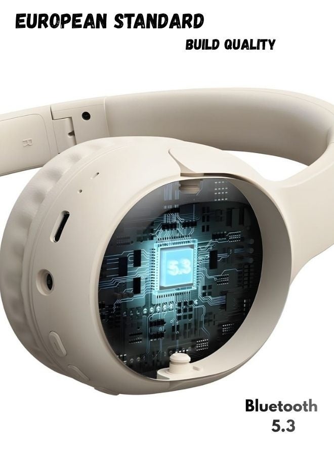 USAMS YG23 Over-Ear Headphones, 40mm Drivers, Bluetooth 5.3, 40 Hours Playback - Image 4