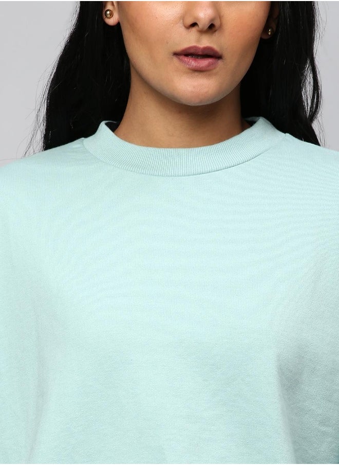 Hubberholme - Sage Green Sweatshirt For Women - Image 1