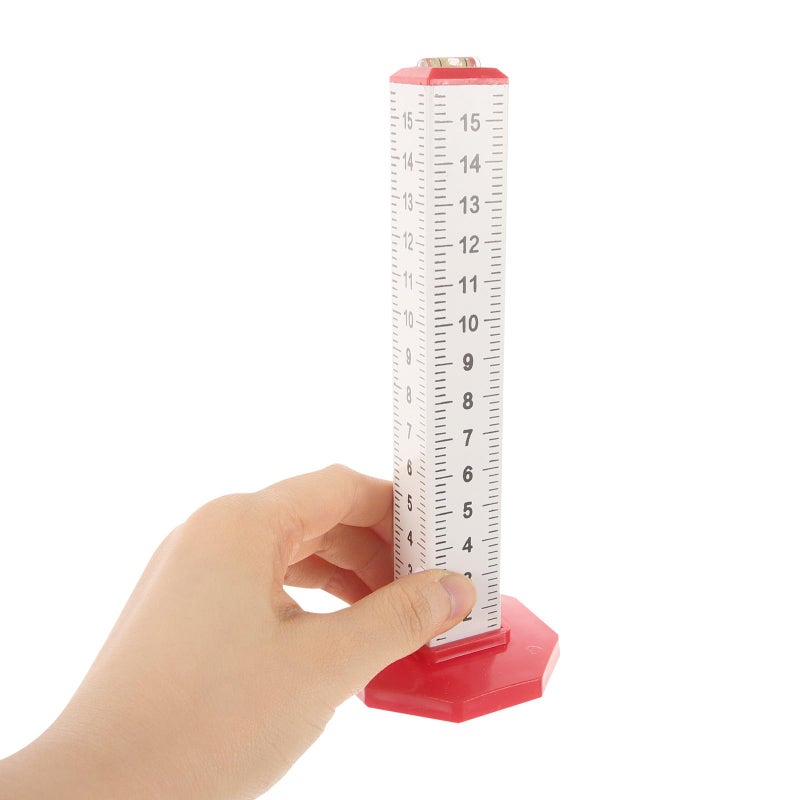 4 Sided Tile Leveling Tool with Contour Ruler and Bubble Level for Floor Ceiling Installation - Image 3
