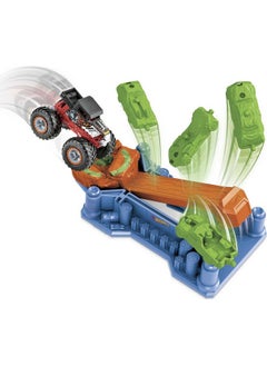 Monster Trucks Launch & Bash Playset With Launcher, 4 Crushed Cars, 1 1:64 Scale Monster Truck, Landing Zone For Stunting, Crashing Action Great Gift For Kids Ages 4 5 6 7 8 - pzsku/Z06A8D42A3DE6A032CEF7Z/45/_/1724128493/038e3b1c-78b1-4925-88ca-28e60a3e3f7f