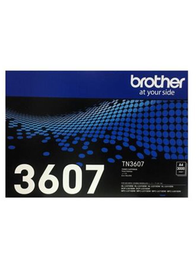 Genuine TN-3607 Standard Yield Black Ink Printer Toner Cartridge Black