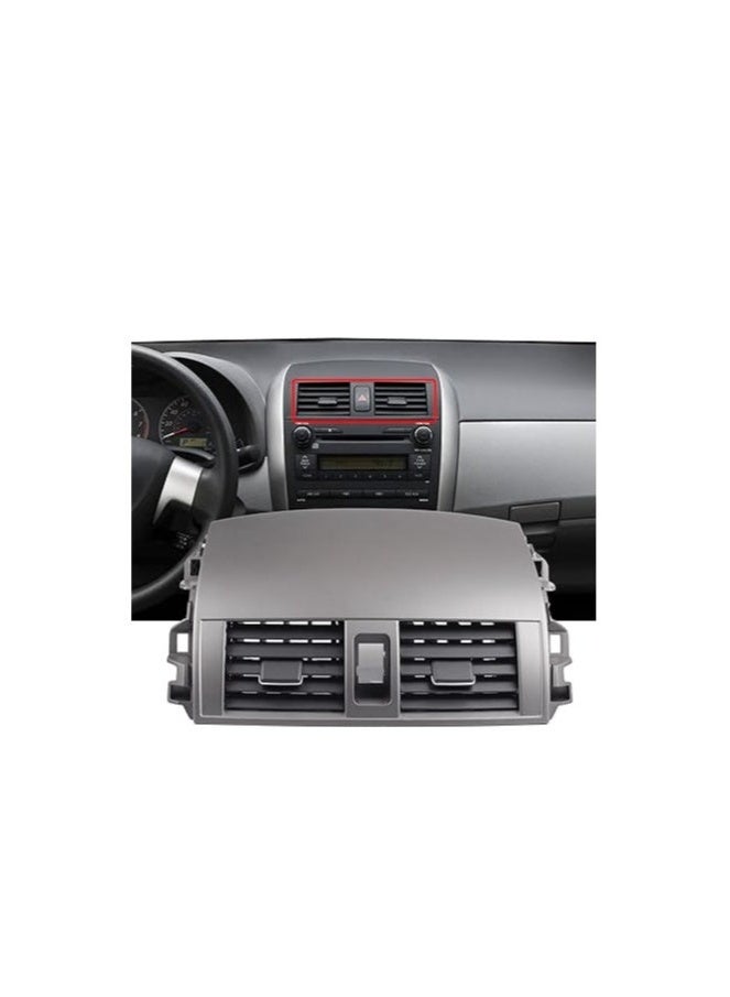 Bukela Center Dash A/C Air Vent Outlet Panel for Toyota Corolla 2008-2013 55663-02060 55670-02160 Car Automotive Replacesment Dashboard Duct Outlet Vent Grille Panel Assembly ABS Black - Image 2