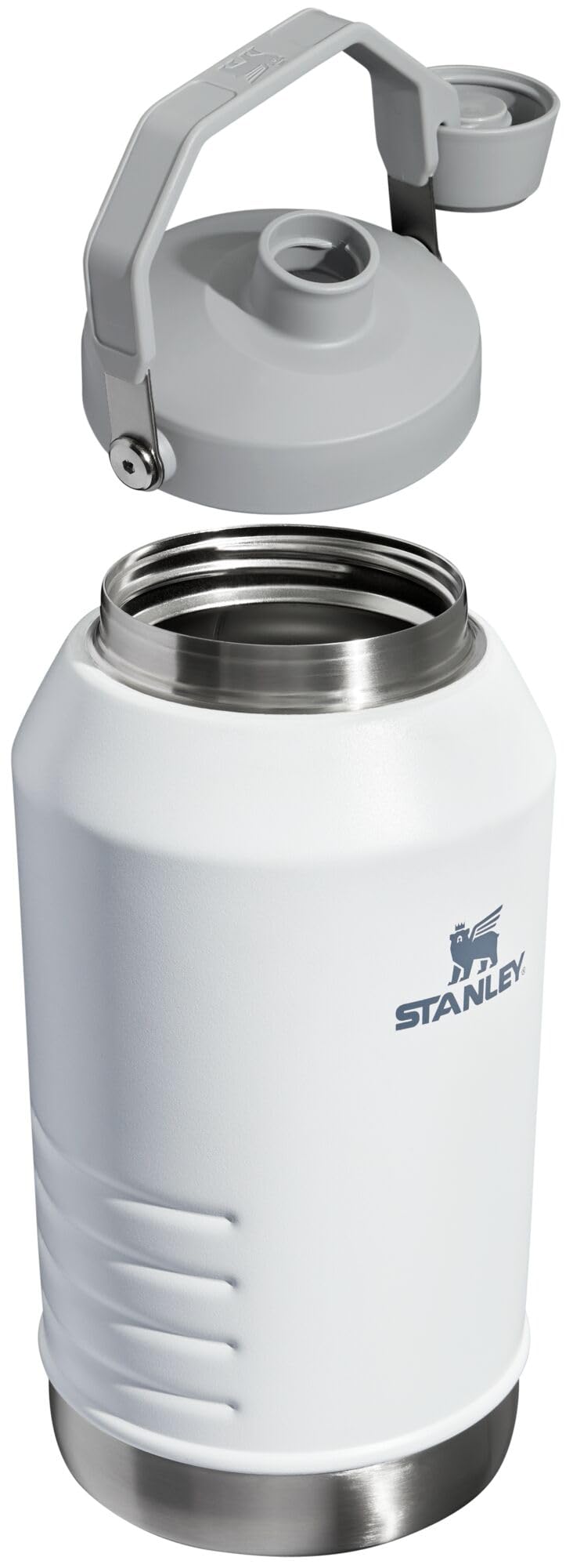 Stanley Stanley Iceflow Fast Flow Jug | Recycled Stainless Steel Water Tumbler | Keeps Drink Cold and Iced for Hours | Easy Carry Handle | 96 OZ | Polar  - Image 1