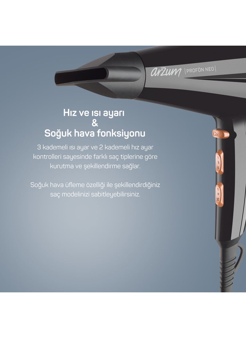 Arzum AR5047 Profön Neo Professional Hair Dryer  - Image 3