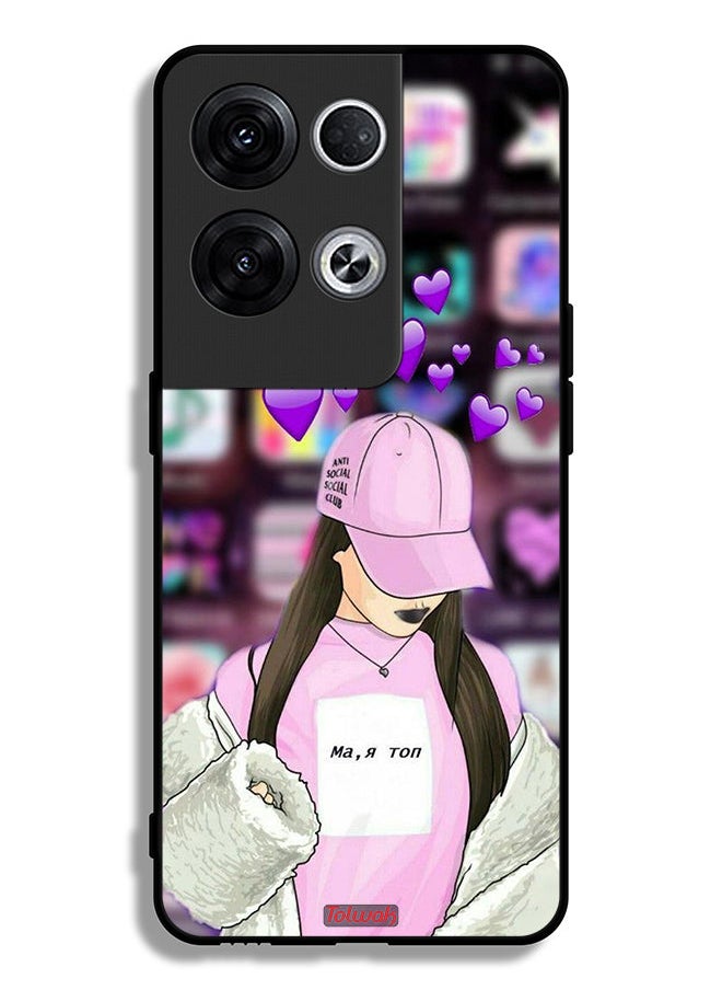 Tolwak - Oppo Reno8 Pro Plus 5G Protective Case Cover Anti Social Club - Image 1
