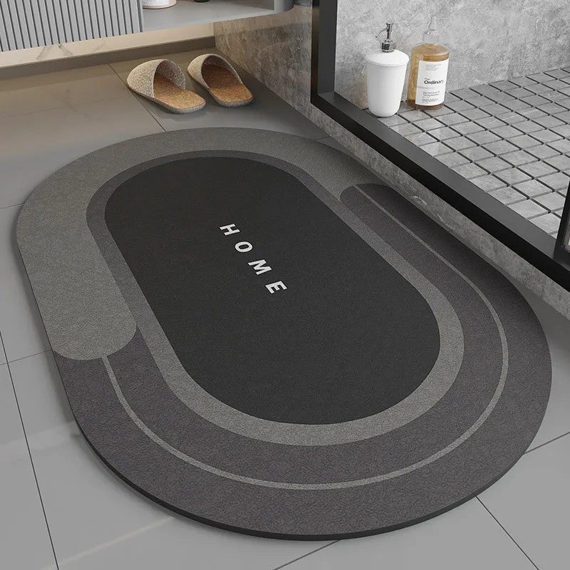 Y&D Diatomite Bath Mat - Super Absorbent Non-Slip Quick Drying Diatom Mud Floor Mat Foot Pad - Natural Diatomaceous Earth Stone Bath Mats - Image 1