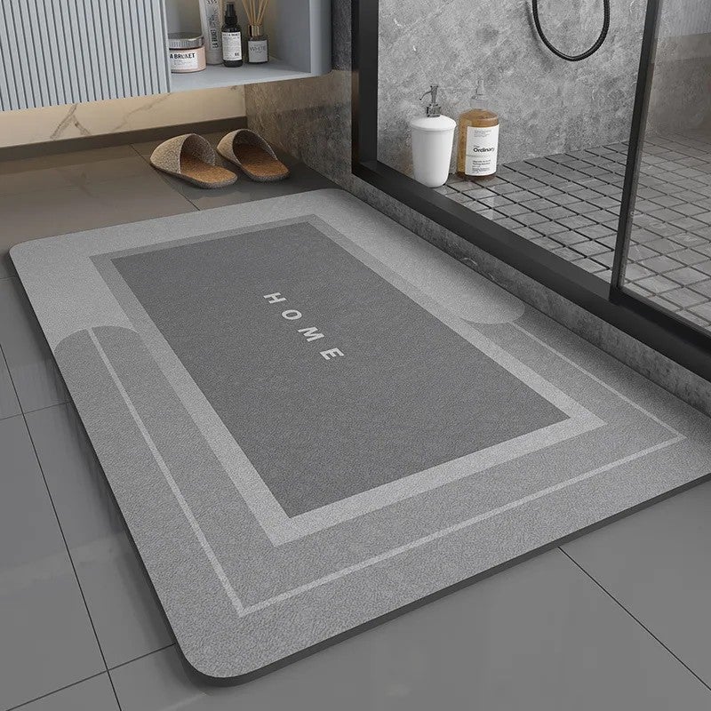 Y&D Diatomite Bath Mat - Super Absorbent Non-Slip Quick Drying Diatom Mud Floor Mat Foot Pad - Natural Diatomaceous Earth Stone Bath Mats - Image 3