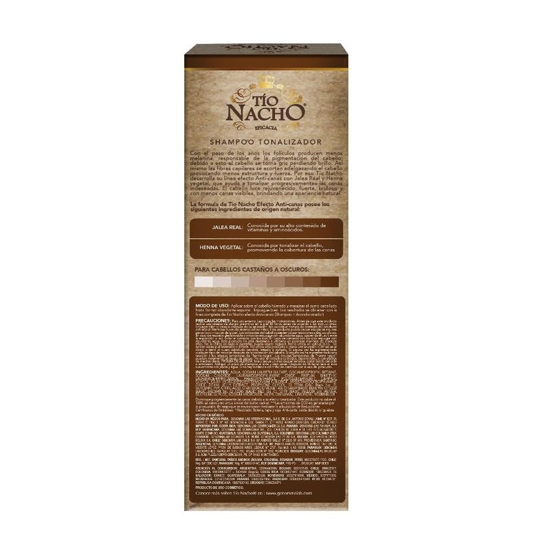 Tio Nacho TÃ­o Nacho Shampoo Henna Egipcia Efecto Anti Canas 415 ml - Image 5