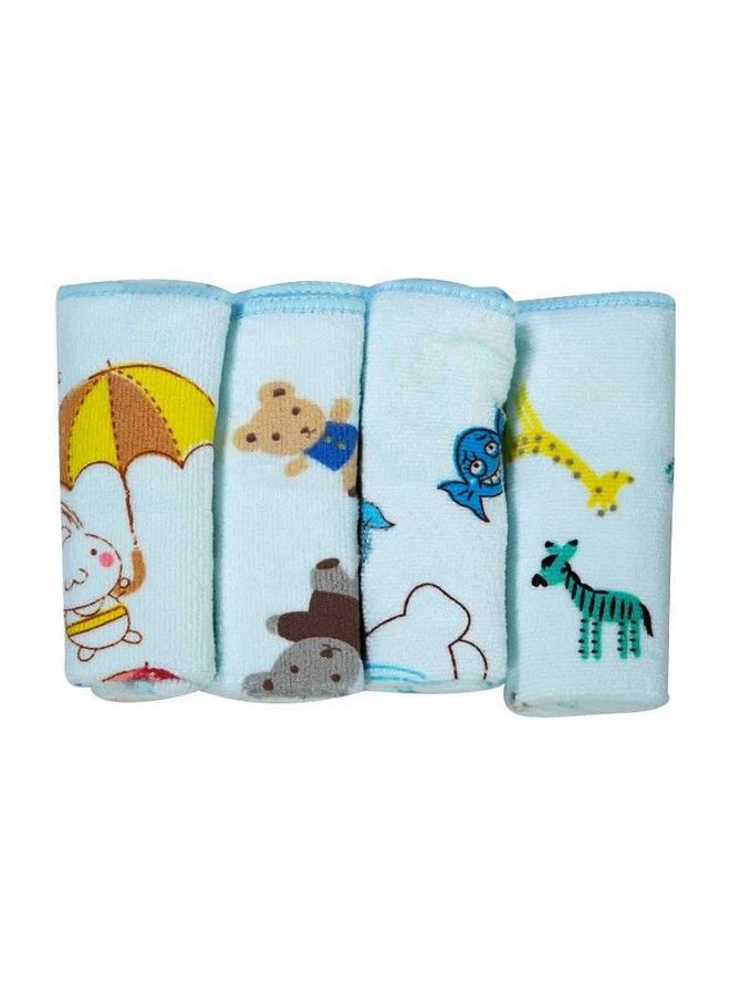 mee mee Soft Mini Baby Napkins (Soft Absorbant Blue) - Image 3