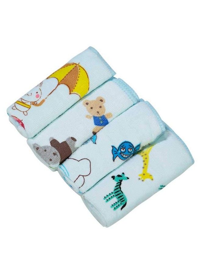 mee mee Soft Mini Baby Napkins (Soft Absorbant Blue) - Image 4