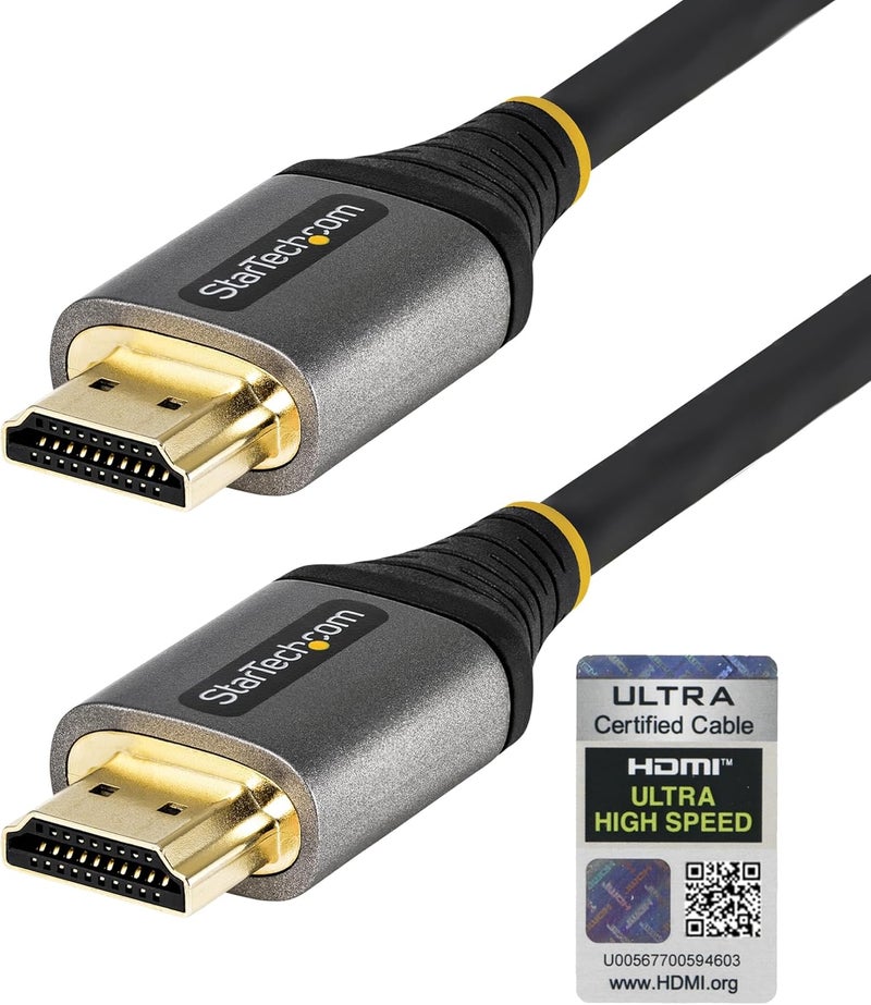 StarTech .com 10ft (3m) HDMI 2.1 Cable - Certified Ultra High Speed - 8K 60Hz/4K 120Hz HDR10+ eARC - HDMI Cable for TV/Monitor/Display - Flexible TPE Jacket (HDMM21V3M) - Image 1