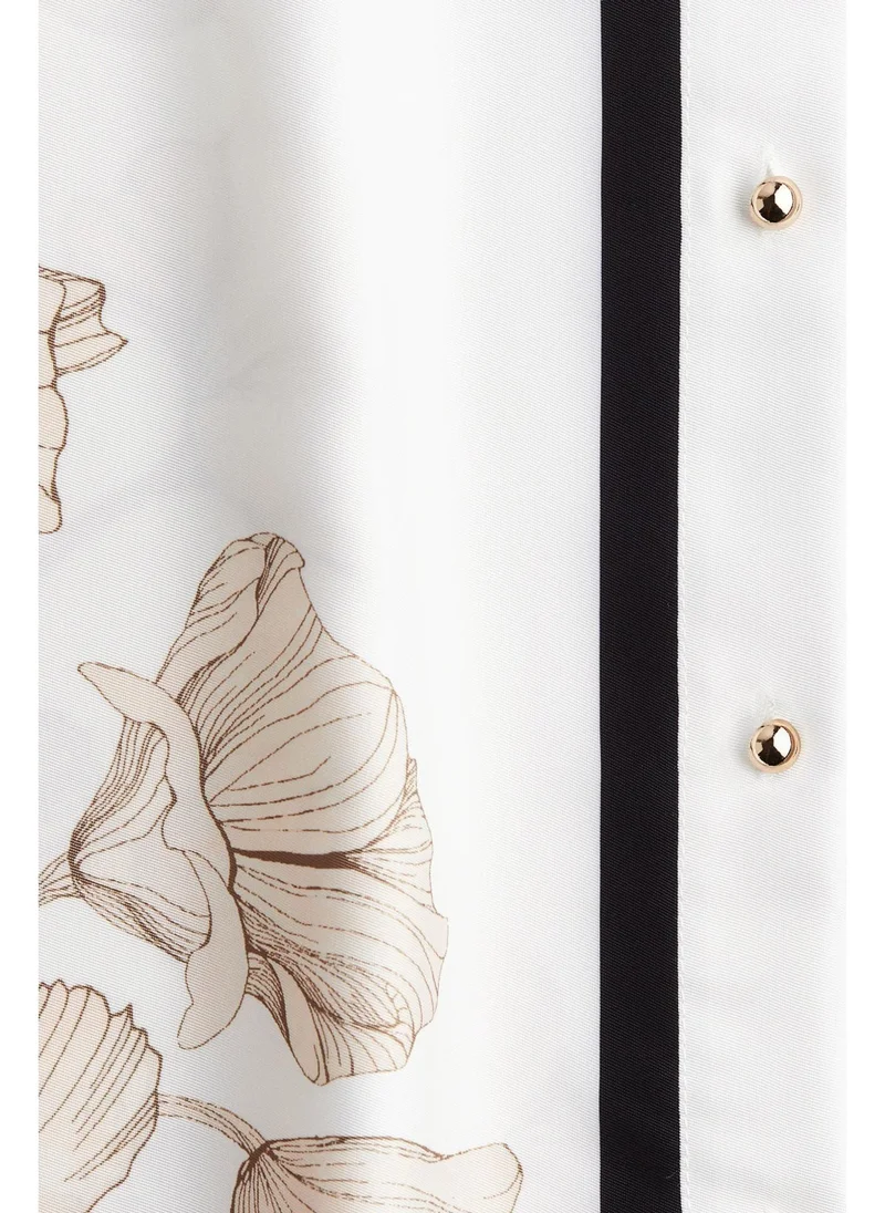 H&M Printed twill shirt