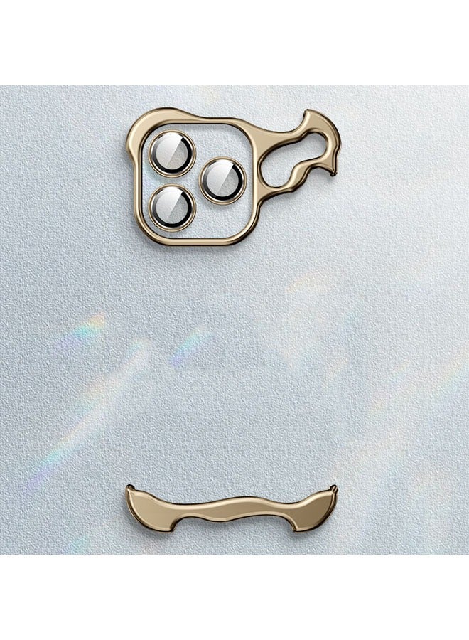 اي فون 16ProMax / 16Pro فرملس حالة معدنية رقيقة الحافة الصلبة مقاومة للصدمات رقيقة جدا للرجال والنساء حالة الألومنيوم الحد الأدنى - Image 2