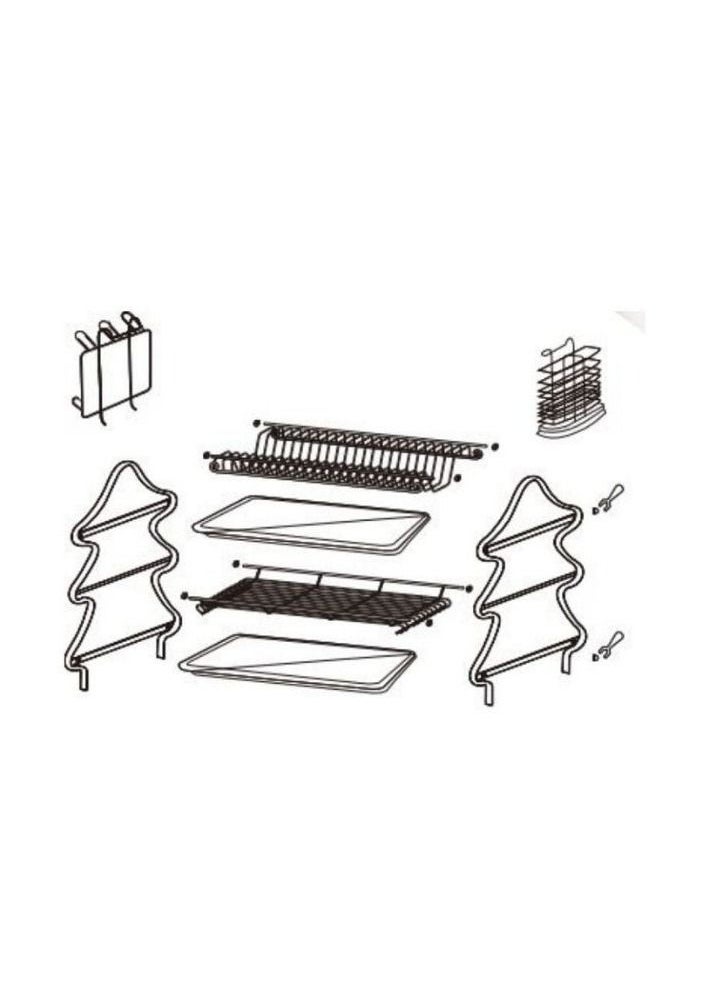 Arshia Flugel Gold Dishrack 2 Trays  - Image 2