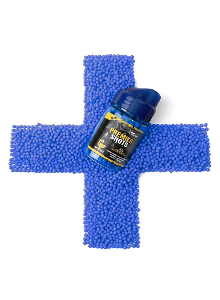 Premier Shots Airsoft BBs Bullets – 200 Count, 0.12g Blue Pellets for Reliable Performance & Easy Loading - Image 3