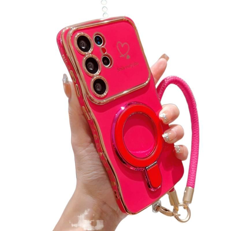 غطاء واقي | لـ Samsung Galaxy S23 Ultra | أحمر TPU - Image 1