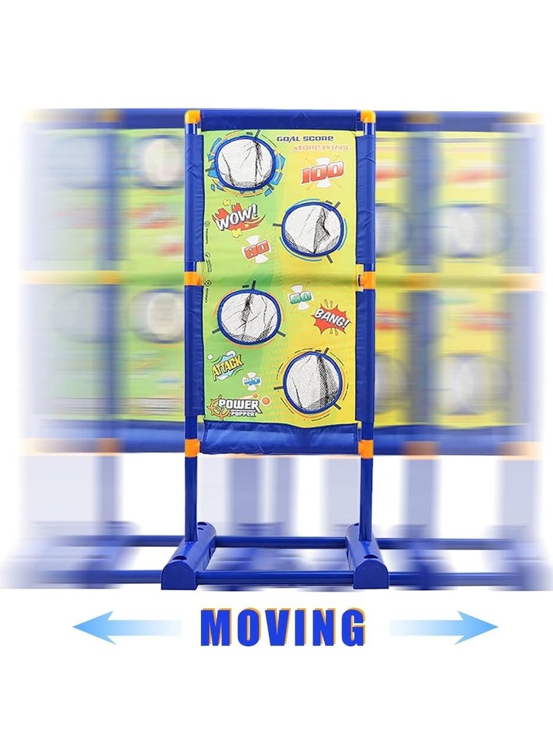 Sunshine Air Popper Shooting Game,Toy for 5-12 Year Old Boys and Girls, Outdoor Toys 2 Foam Ball Popper Air Toy Guns with Moving Shooting Target, 30 Foam Balls, Ideal...  - Image 4