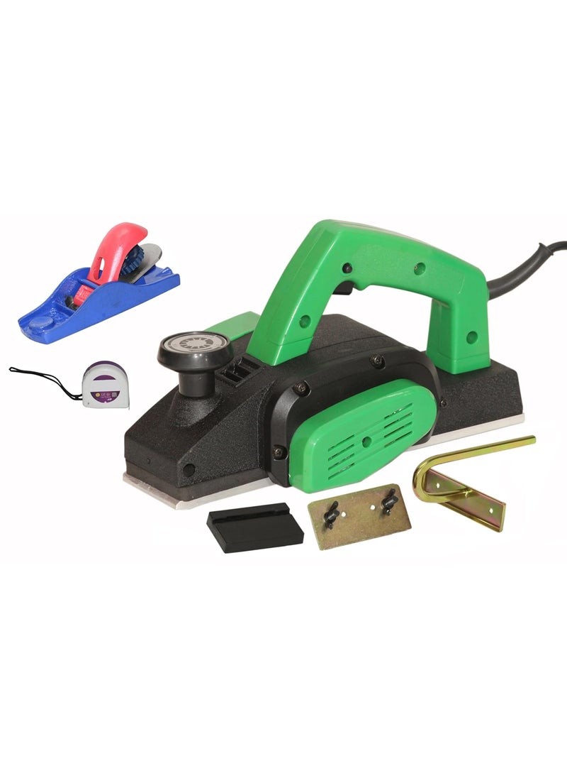 Digital Craft Digital Craft Wood Planer 1400W Machine of Carpentry HighPower MultiFunction Electric Planer Professional Woodworking Machine Electric Planer Machine 82MM5Inch Hand PlanerTape 3Mtr 