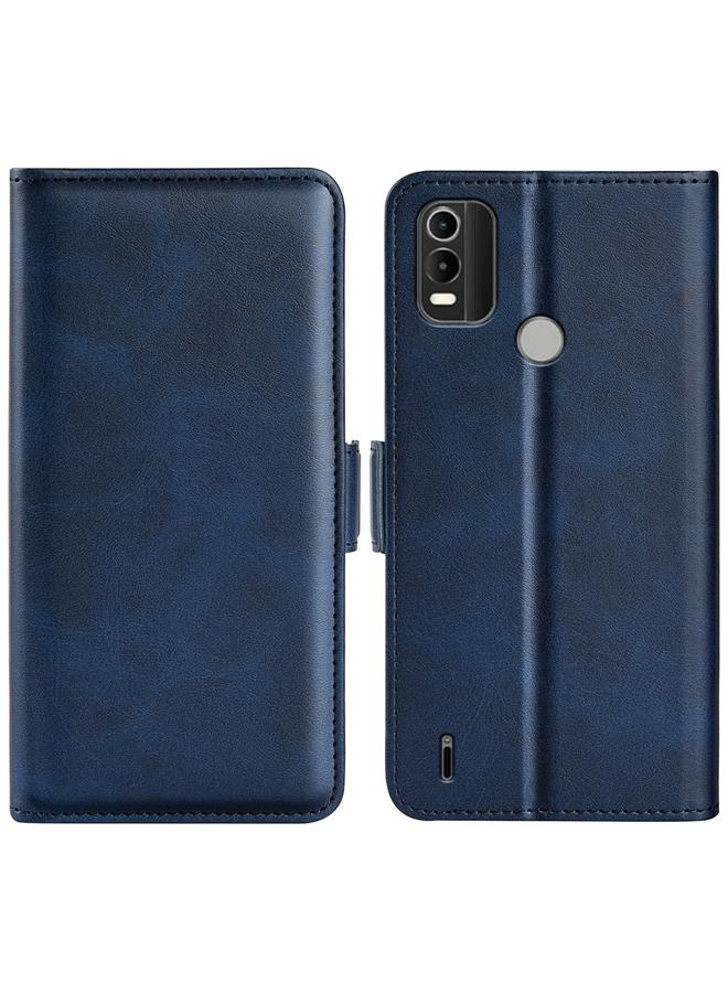 اس-توب جراب لهاتف Nokia C21 Plus، جراب هاتف جلدي أفقي قابل للطي مع مشبك مغناطيسي مزدوج الجوانب - Image 1