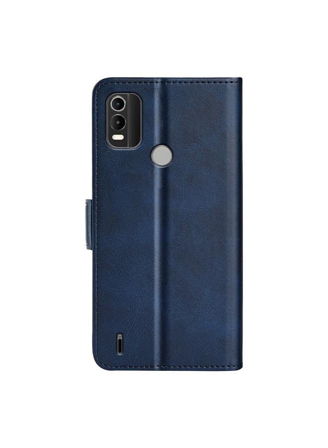 اس-توب جراب لهاتف Nokia C21 Plus، جراب هاتف جلدي أفقي قابل للطي مع مشبك مغناطيسي مزدوج الجوانب - Image 3