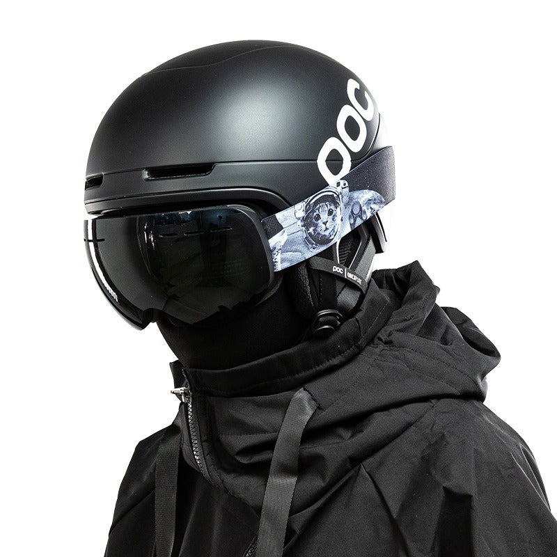 Qi Ta Unisex Double-Layer Anti-Fog Ski Goggles for Adults, Large Lens Outdoor Cycling Glasses, Compatible with Prescription Glasses - Image 3
