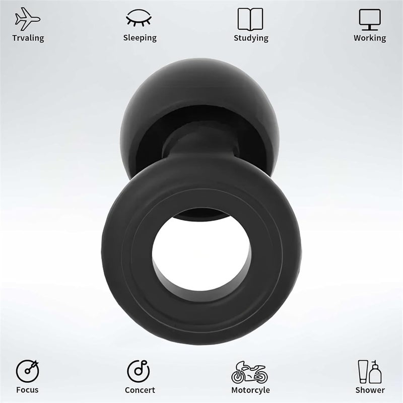 3sets Loop Ear Plugs Sleeping Noise Canceling Ear Plugs Swimming Silicone Ear Breed Stuffer Hear Protector(3Pcs Green) - Image 3