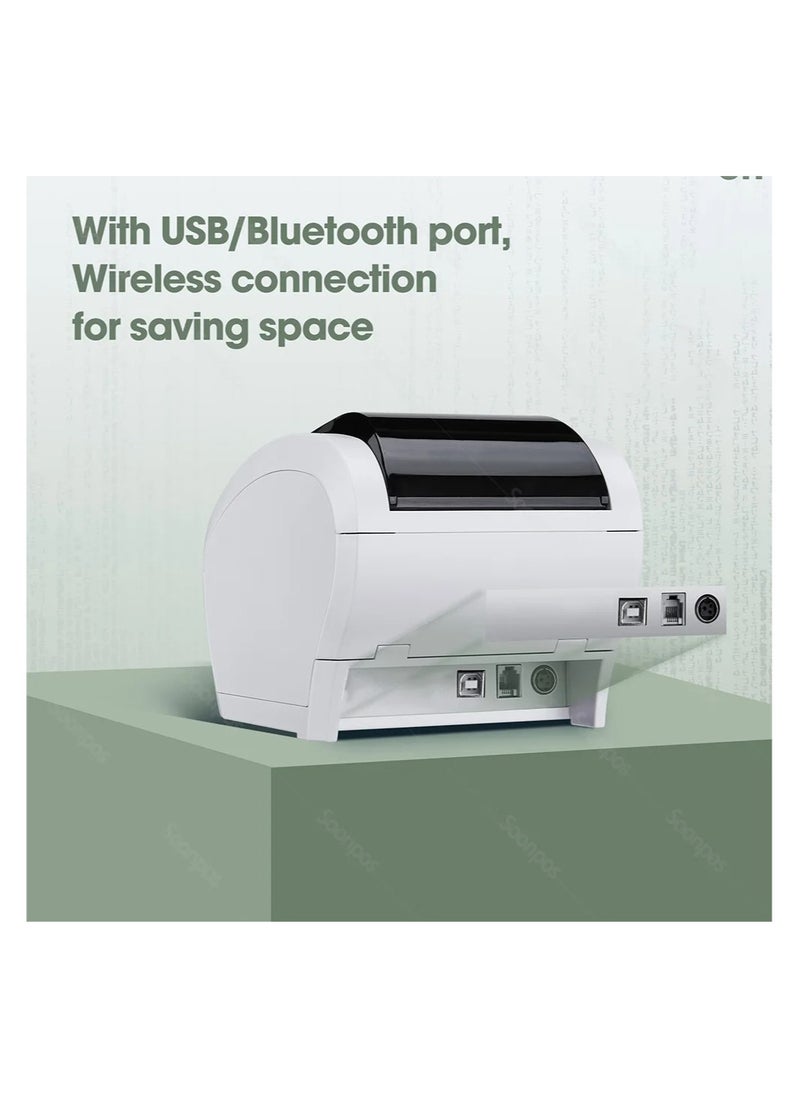 AROAQ Bluetooth Thermal Receipt POS Printer 58mm 80mm Auto Cutter Support Loyverse Kyte USB LAN Ethernet Kitchen Printing  - Image 2