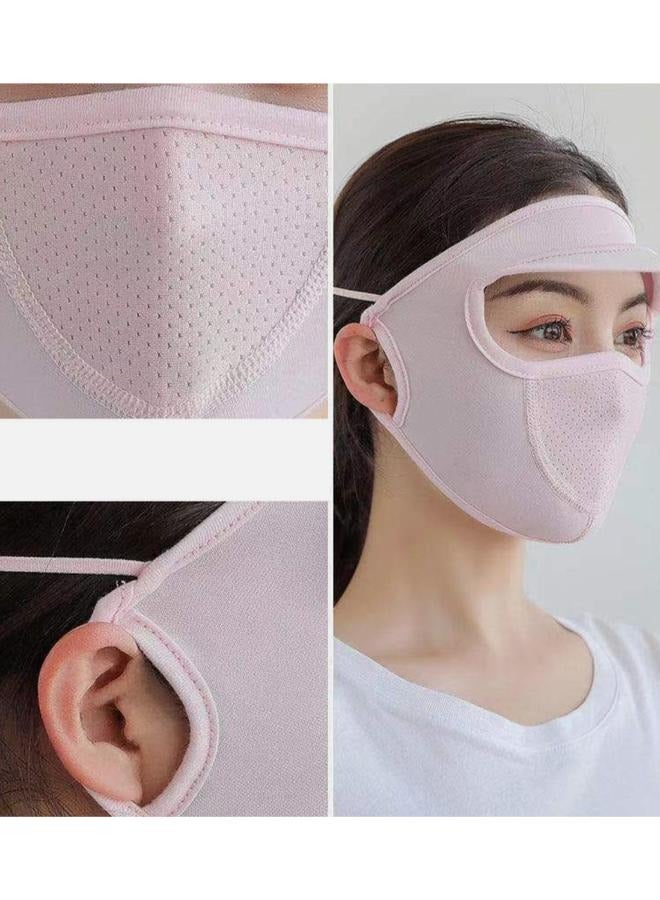 Women Face Cover Mask with Hat Brim for Riding Traveling Outdoor Sports  - Image 3