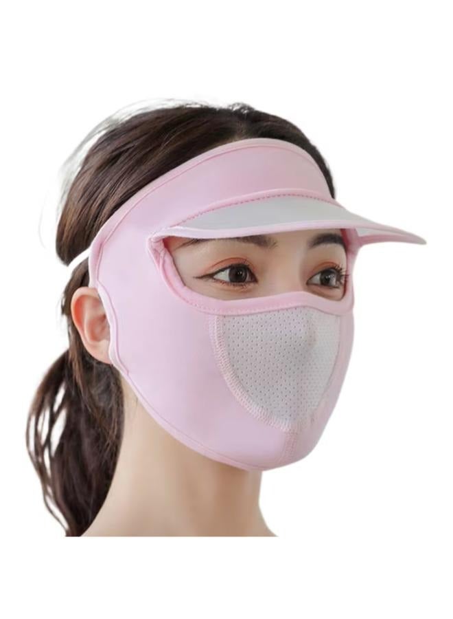 Women Face Cover Mask with Hat Brim for Riding Traveling Outdoor Sports  - Image 1