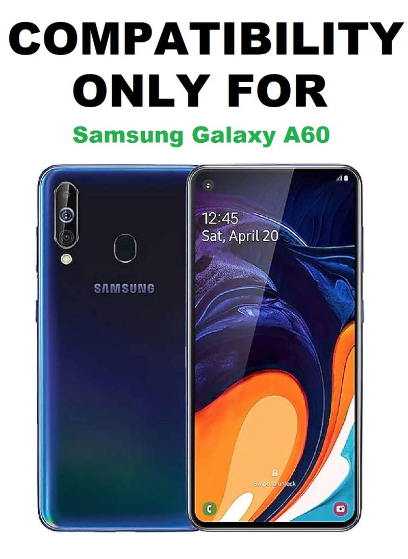 Super Tempered Glass Screen Protector 5D Designed For Samsung Galaxy A60 Full Glue Edge to Edge Full Screen Coverage And Bubble Free - Image 1