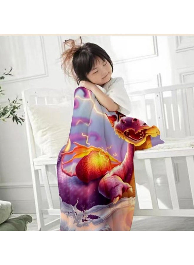 general Children's or student cartoon flannel thin blanket (warm and comfortable, suitable for sleep, games) 100cm*150cm - 36 - Image 3