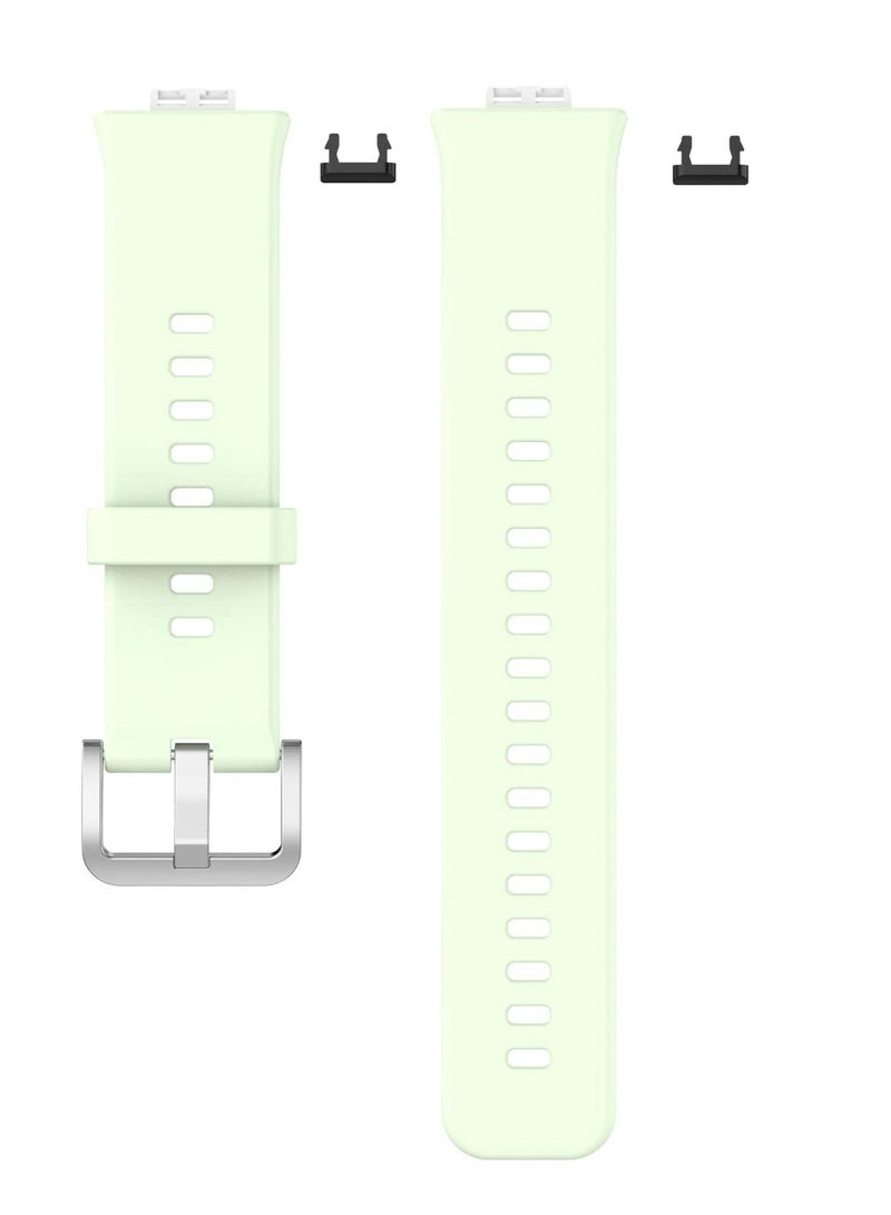 Bands Compatible with Huawei Watch FIT Soft Flexible and Waterproof Classic Accessory Replacement Strap Wristbands for Huawei Watch FIT Smartwatch Women Men (Green) - Image 5