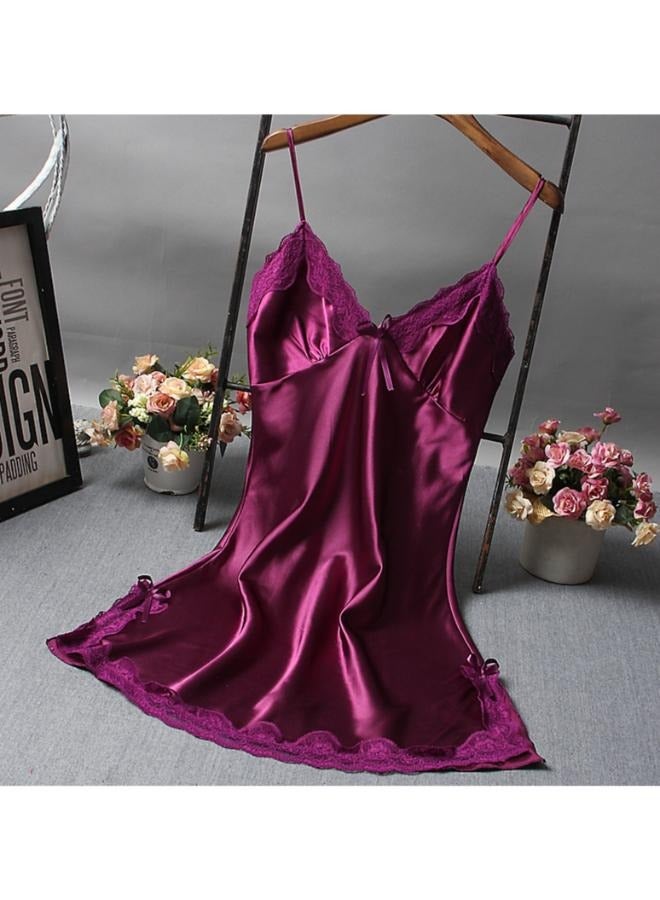 V-Neck Lace Summer Women's Sleepwear Dress Fit Small to Medium NO: 9346