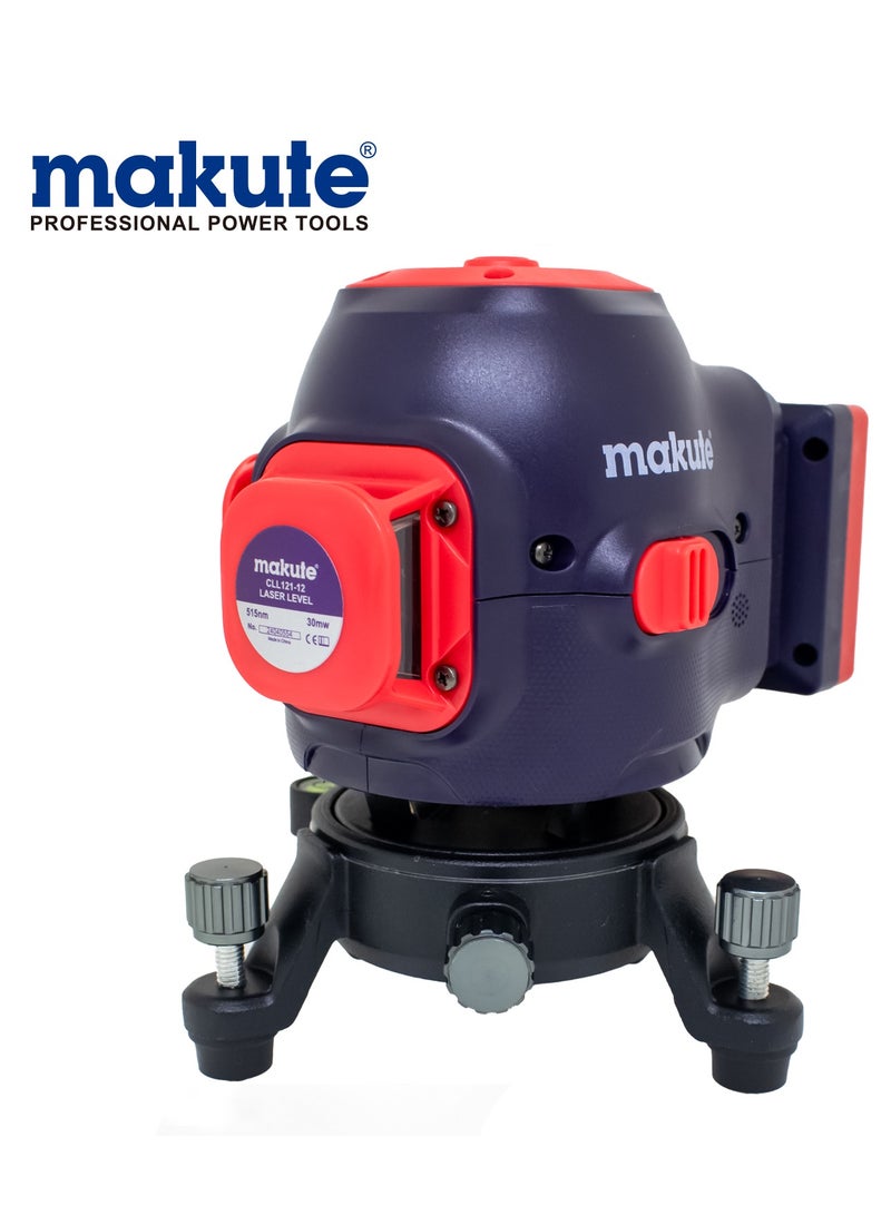makute 5High Lines Green Light 360 Degree Laser Level - Image 2