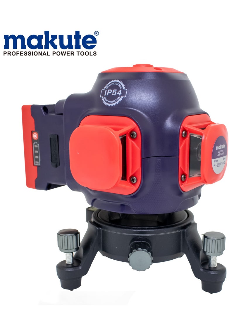 makute 5High Lines Green Light 360 Degree Laser Level - Image 1