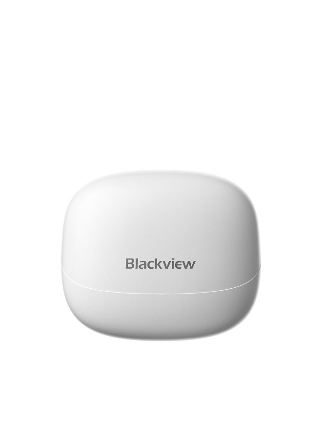 Blackview Blackview AirBuds 20 IPX7 Waterproof Bluetooth 5.4 Half-in-ear TWS Earbuds Ceramic White  - Image 1
