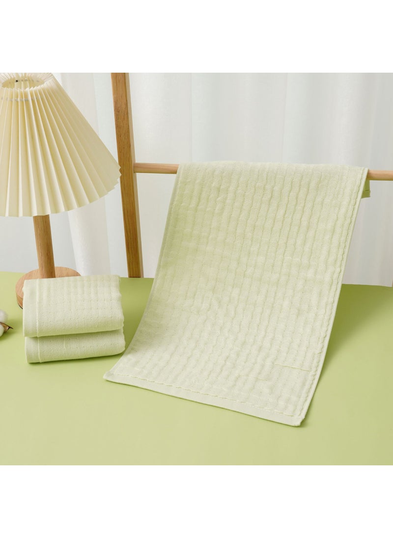 Generic Pure Cotton Baby Towel Soft Absorbent Non-Shedding Green 