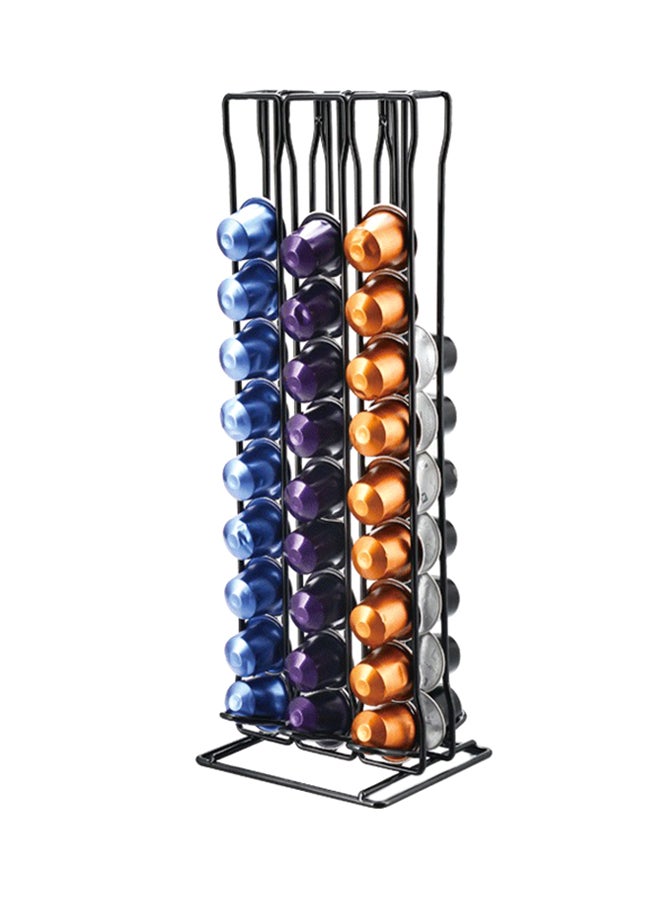 Loquat Coffee Capsule Holder Rack Stand - 60 Capsule Black 10centimeter - Image 2