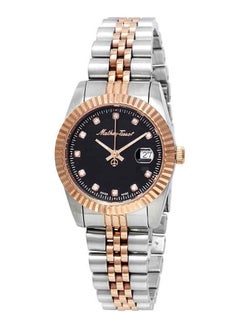 Mathey-Tissot Mathey III Quartz Crystal Black Dial Ladies Watch - D810RN  - Image 1