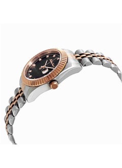 Mathey-Tissot Mathey III Quartz Crystal Black Dial Ladies Watch - D810RN  - Image 2