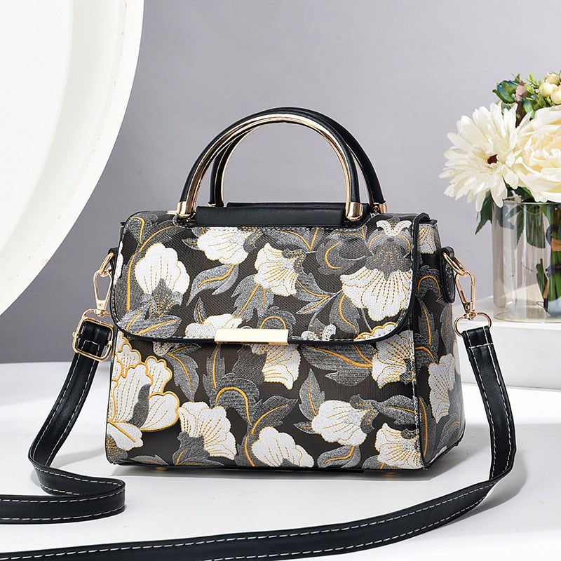 Factory Women'S Bag National Style Fashion Women'S Commuter Small Square Bag Mother Bag High-End Embroidered Shoulder Bag - Image 1