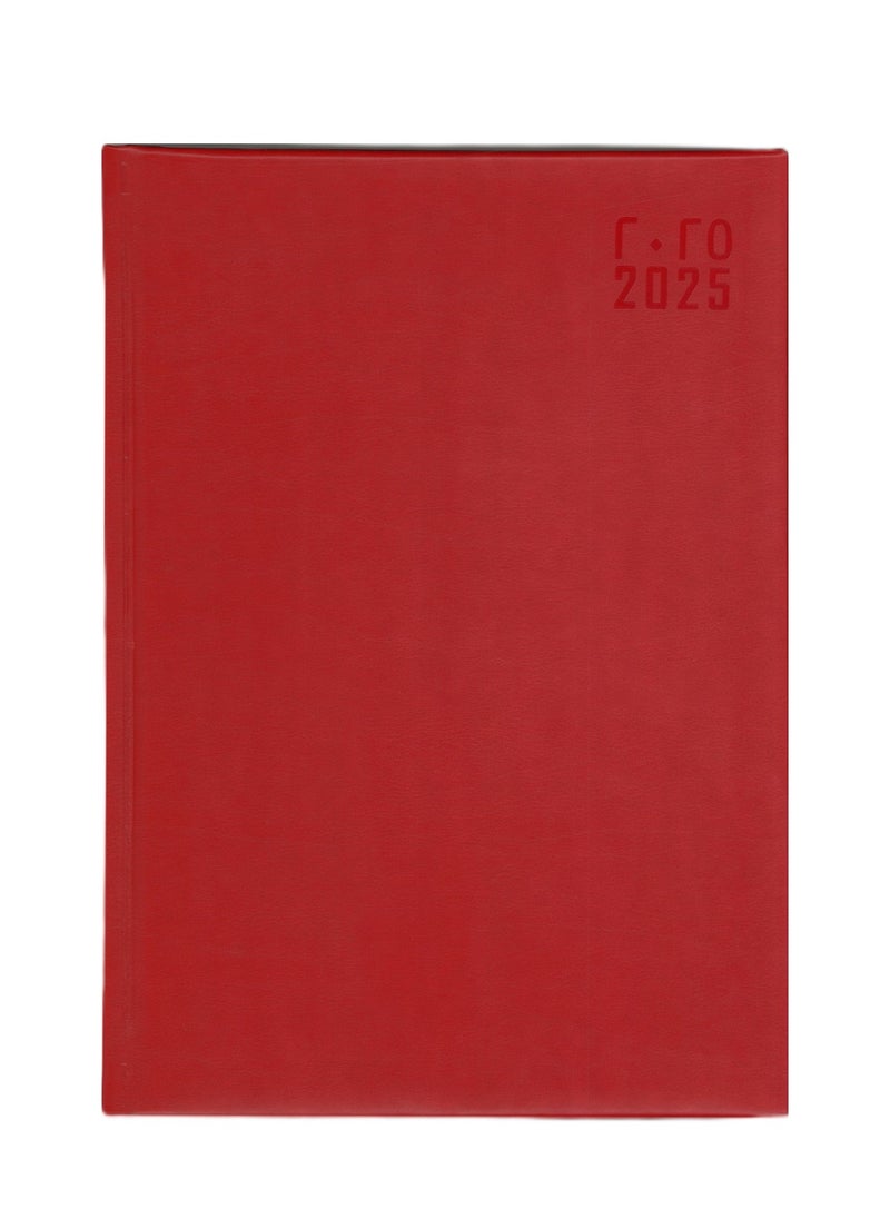 Psi 2025 Executive Diary With Red PU Cover A5 Size  - Image 3