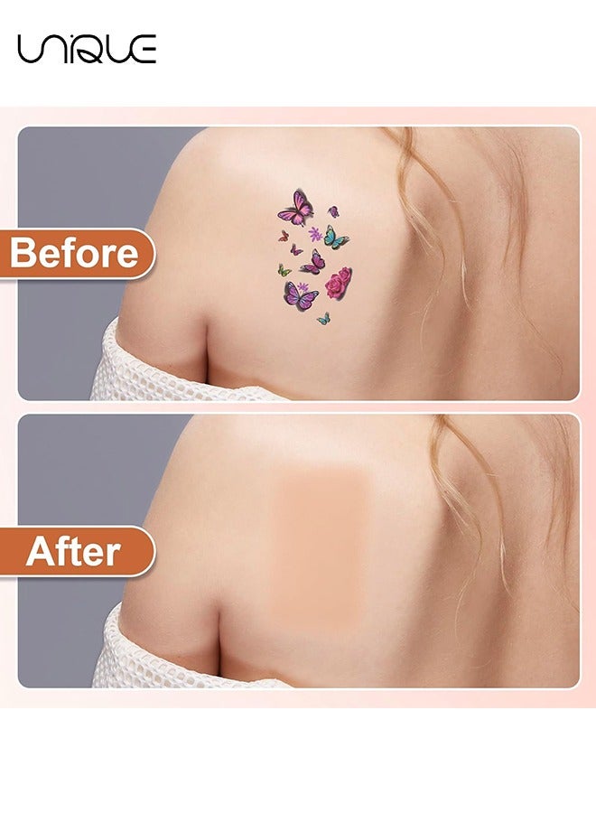 يونيك 6 قطع غطاء الوشم - شريط ندبة مقاوم للماء غير مرئي - ملصق خافي عيوب قابل للتنفس مقاوم للعرق - وسادة تغطية الجلد للندبات - الوشم ، الوحمات ، البقع الداكنة - Image 2