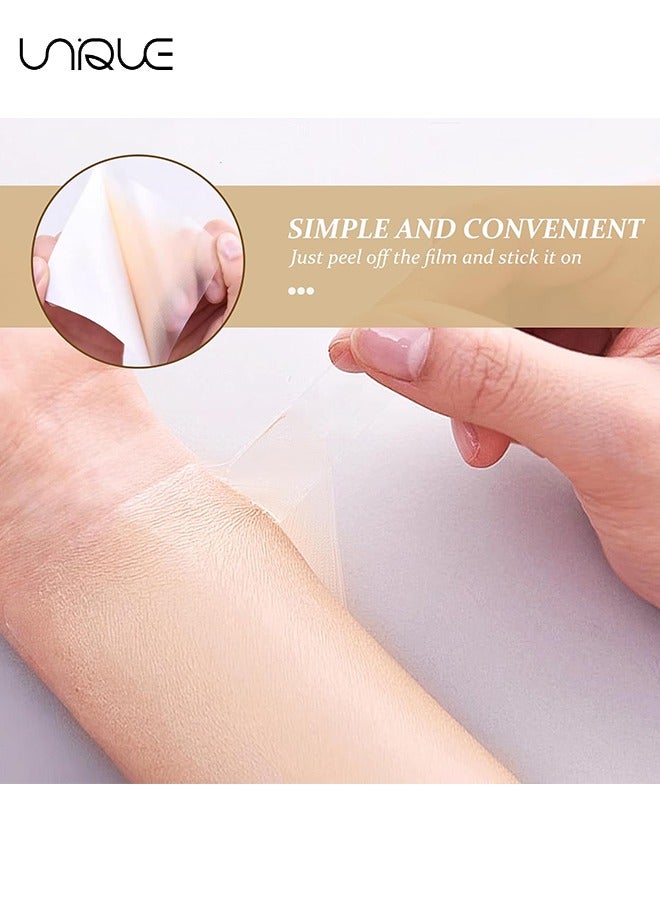 يونيك 6 قطع غطاء الوشم - شريط ندبة مقاوم للماء غير مرئي - ملصق خافي عيوب قابل للتنفس مقاوم للعرق - وسادة تغطية الجلد للندبات - الوشم ، الوحمات ، البقع الداكنة - Image 5