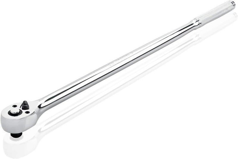 Neiko 03034A 3/8â€ Drive Extra Long Ratchet | 18â€ Length | 72 Tooth Gear | Cr-Mo Head | CR-V Steel - Image 1