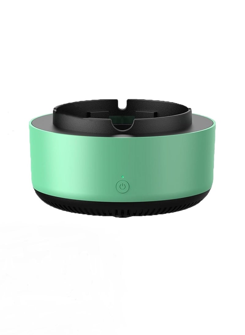 منفضة سجائر إلكترونية متعددة الوظائف 2 في 1 مع منقي هواء وفلتر للمكتب المنزلي الخارجي والديكور الداخلي - Image 1