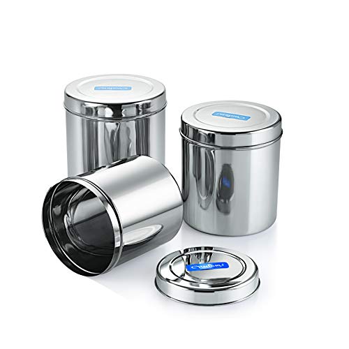 Neelam Home Puff neelam Stainless Steel Deep Dabba 750 ml 1 PieceSilver  - Image 2