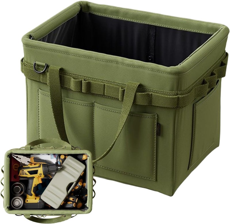 TERRIFI Car Trunk Organizer Foldable Storage Box with Non-Slip Bottom, Heavy-Duty Vehicle Cargo Organizer for Groceries, Camping, Road Trips, SUV Accessories, Outdoor Picnic & BBQ Gear - Image 1