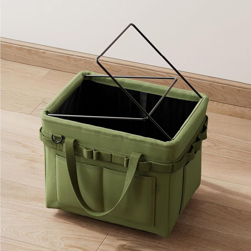 TERRIFI Car Trunk Organizer Foldable Storage Box with Non-Slip Bottom, Heavy-Duty Vehicle Cargo Organizer for Groceries, Camping, Road Trips, SUV Accessories, Outdoor Picnic & BBQ Gear - Image 2